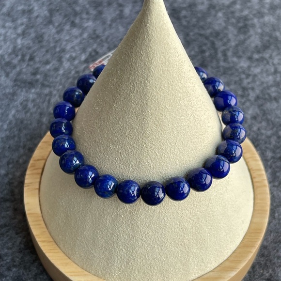 Lapis lazule beaded bracelet - Picture 2 of 6